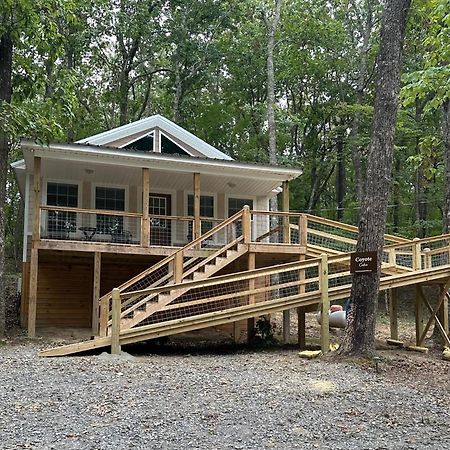 Coyote Cabin At Woodland Retreat At Desoto Beside Desoto State Park Fort Payne Bagian luar foto