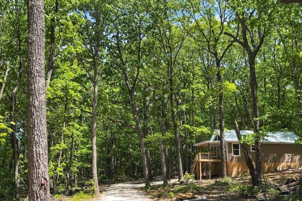 Coyote Cabin At Woodland Retreat At Desoto Beside Desoto State Park Fort Payne Bagian luar foto