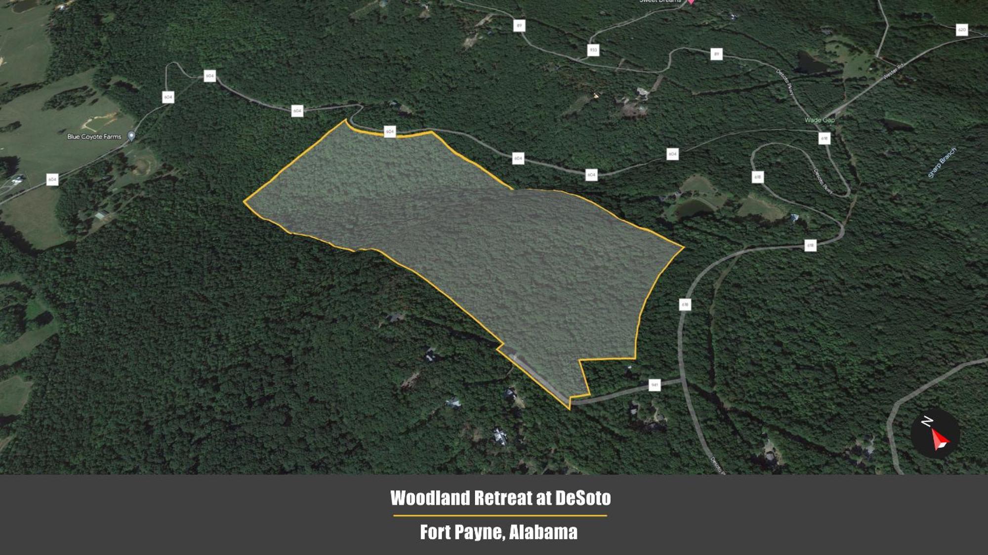 Coyote Cabin At Woodland Retreat At Desoto Beside Desoto State Park Fort Payne Bagian luar foto