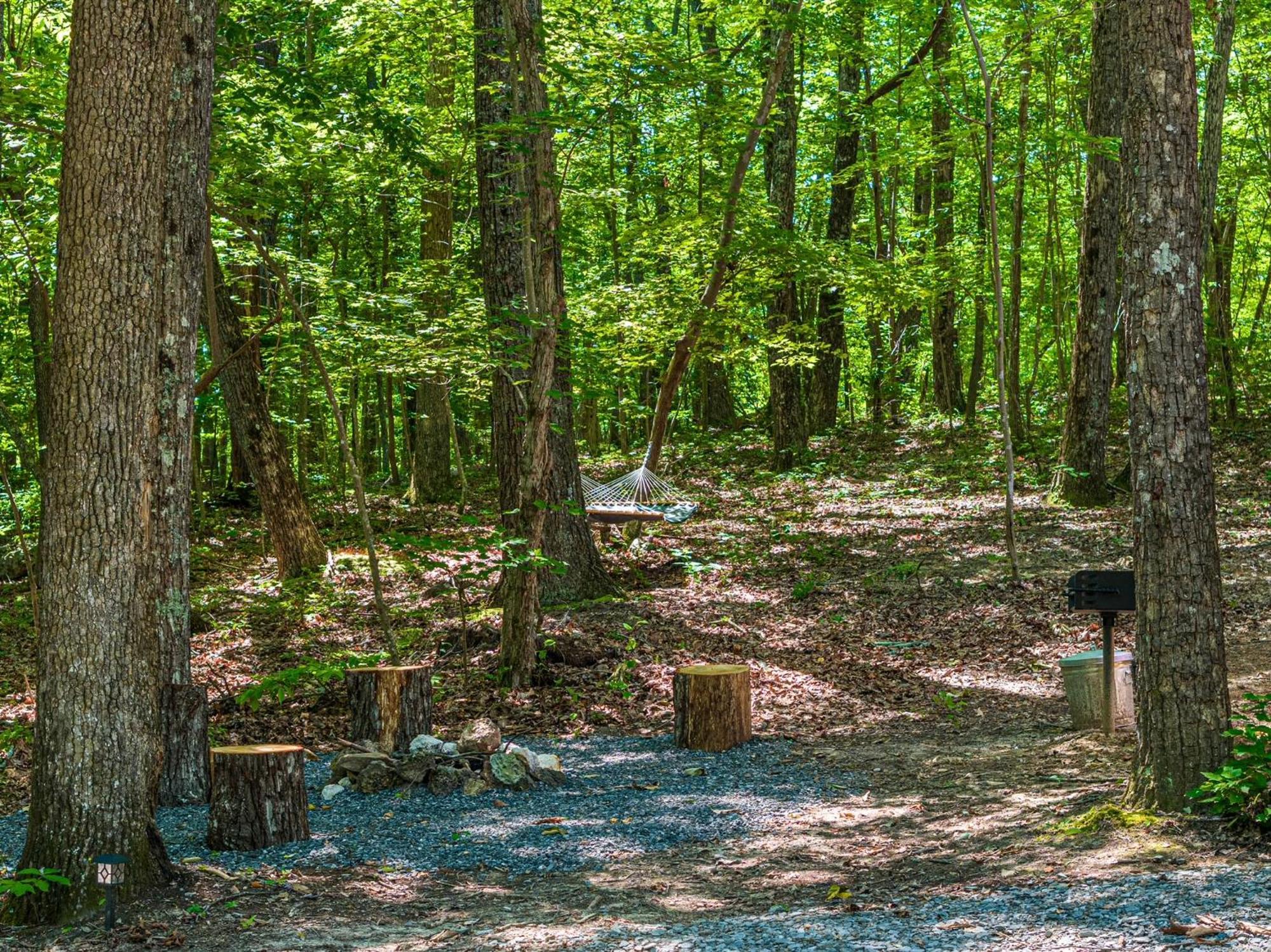 Coyote Cabin At Woodland Retreat At Desoto Beside Desoto State Park Fort Payne Bagian luar foto